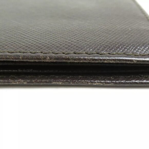 Auth PRADA Bill Compartment Brown Leather - - Picture 4 of 8